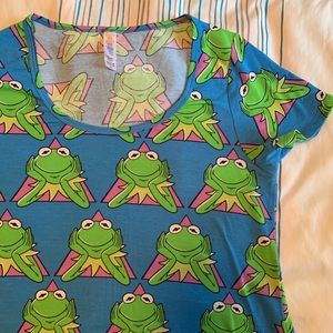 Lularoe XS classic Tee Kermit the Frog
